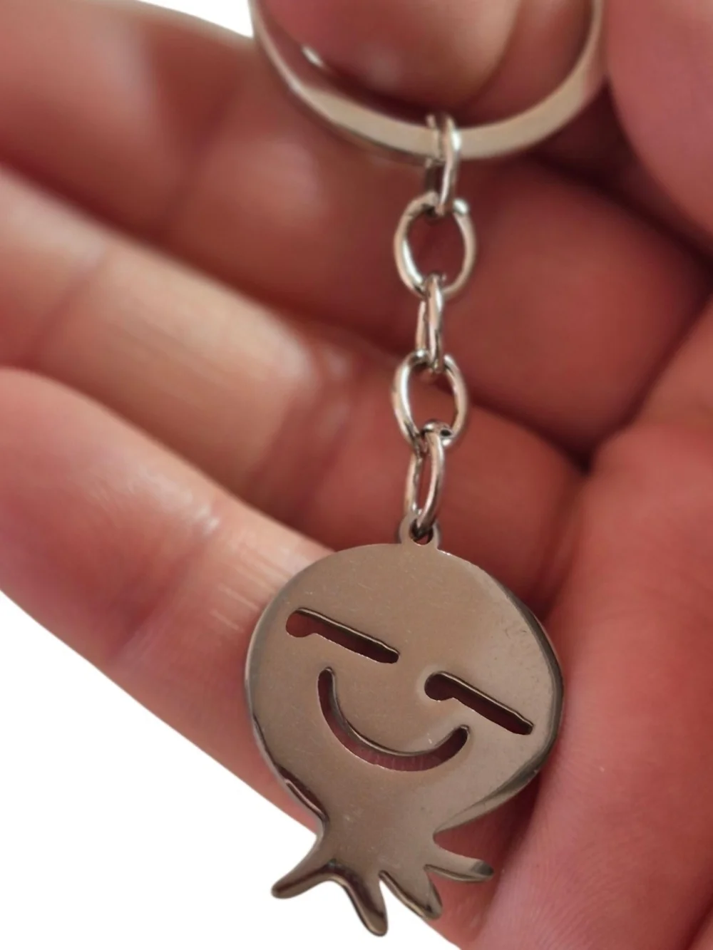 Smiling Octopus Keychain Key Holder - Pink
